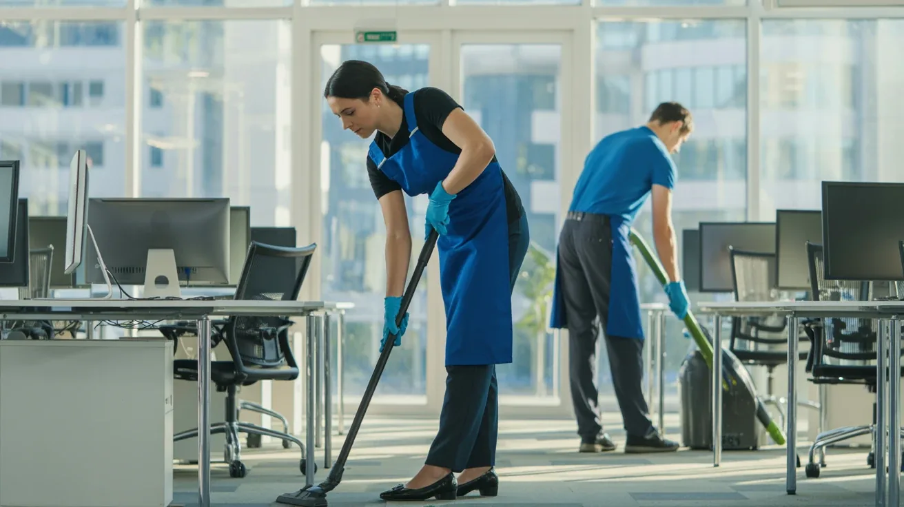Commercial office cleaning after hours